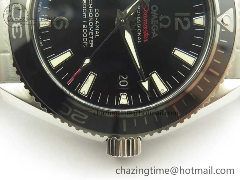 Classic Planet Ocean 42mm LiquidMetal Noob 1:1 Best Edition On SS Bracelet A2892 V6 ( Free Nylon Strap ) 8001