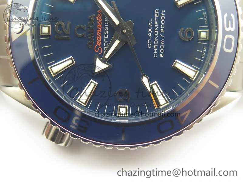 Planet Ocean 42mm Titanium BP Maker 1:1 Best Edition Blue Dial on Ti Bracelet A FreshLook 8015