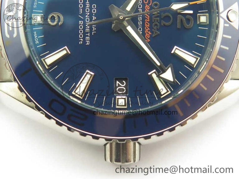 Planet Ocean 42mm Titanium BP Maker 1:1 Best Edition Blue Dial on Ti Bracelet A FreshLook 8015