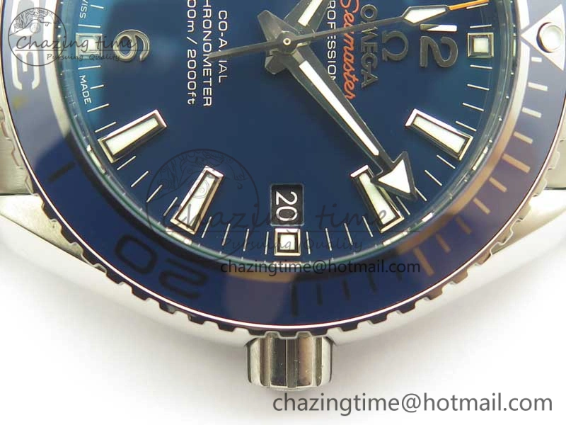 Planet Ocean 42mm Titanium BP Maker 1:1 Best Edition Blue Dial on Ti Bracelet A FreshLook 8015