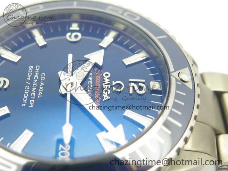 Planet Ocean 42mm Titanium BP Maker 1:1 Best Edition Blue Dial on Ti Bracelet A FreshLook 8015
