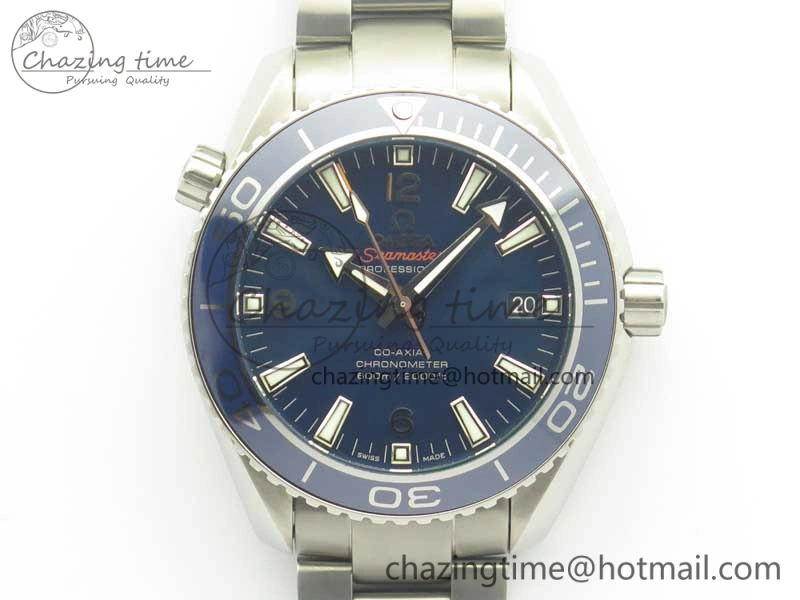 Planet Ocean 42mm Titanium BP Maker 1:1 Best Edition Blue Dial on Ti Bracelet A FreshLook 8015