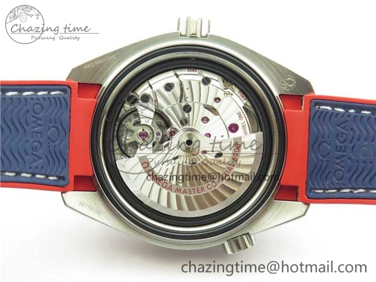 Planet Ocean 43.5mm America’s Cup VSF Best Edition White Dial On Blue Gummy Strap A Supportive 7900