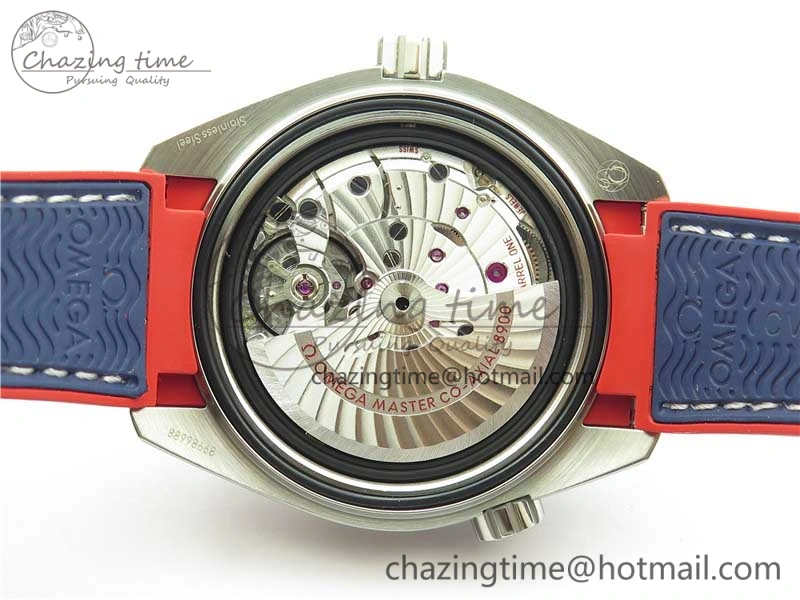Planet Ocean 43.5mm America’s Cup VSF Best Edition White Dial On Blue Gummy Strap A Supportive 7900