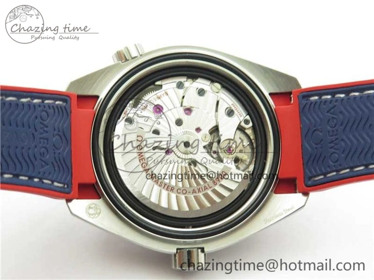 Planet Ocean 43.5mm America’s Cup VSF Best Edition White Dial On Blue Gummy Strap A Supportive 7900