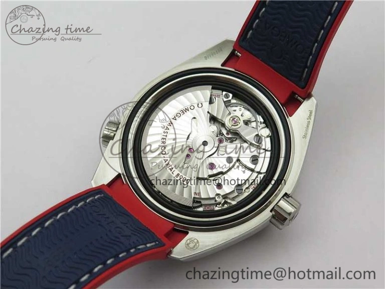 Planet Ocean 43.5mm America’s Cup VSF Best Edition White Dial On Blue Gummy Strap A Supportive 7900