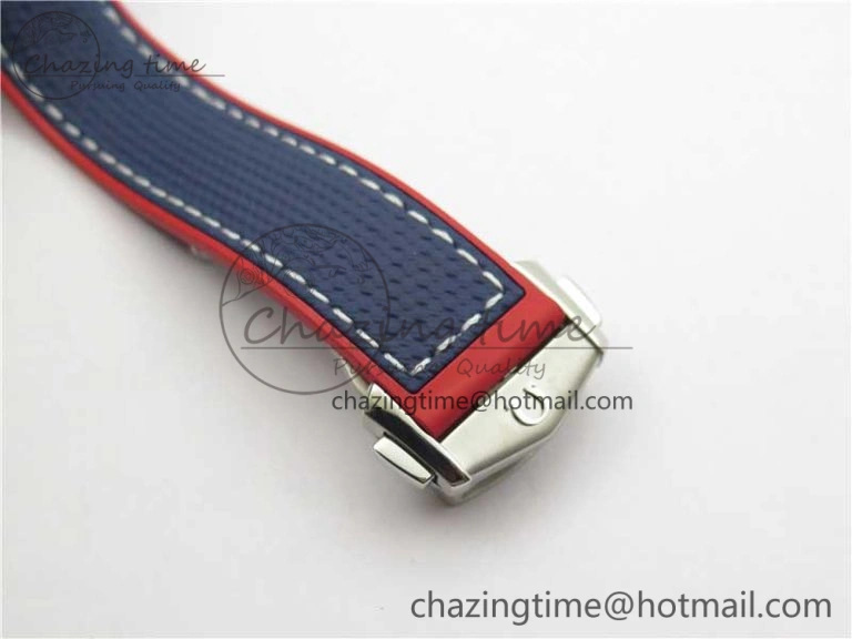 Planet Ocean 43.5mm America’s Cup VSF Best Edition White Dial On Blue Gummy Strap A Supportive 7900