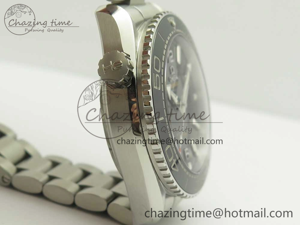 Affordable Planet Ocean 43.5mm SS VSF 1:1 Best Edition Black Ceramic Bezel and Dial on SS Bracelet A8900 Super Clone 7973