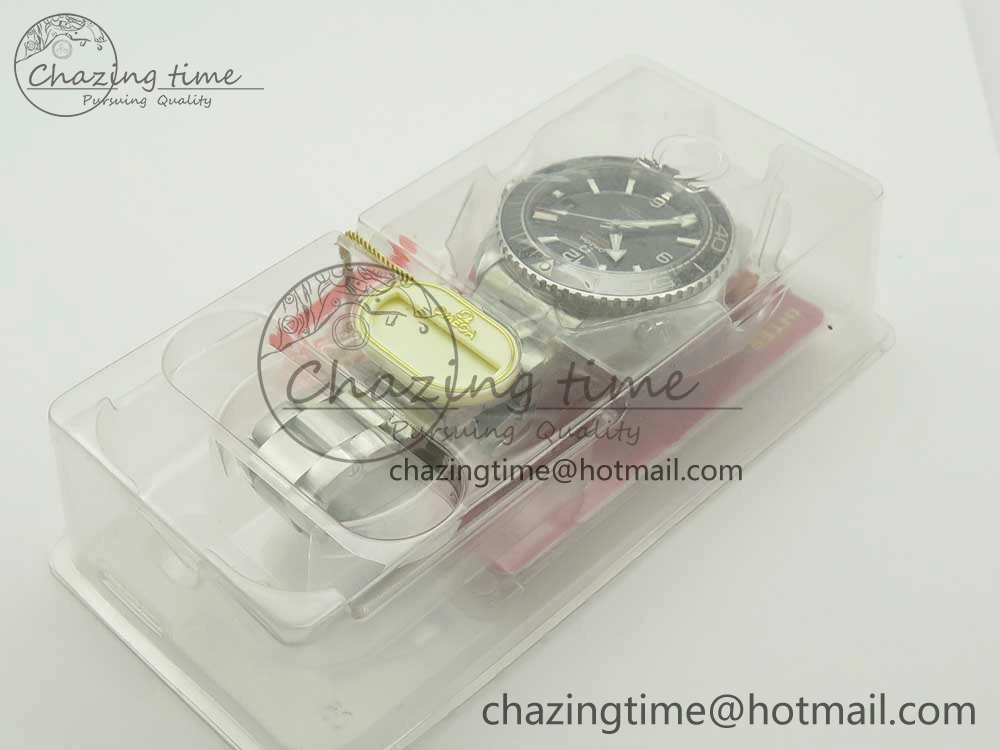 Affordable Planet Ocean 43.5mm SS VSF 1:1 Best Edition Black Ceramic Bezel and Dial on SS Bracelet A8900 Super Clone 7973