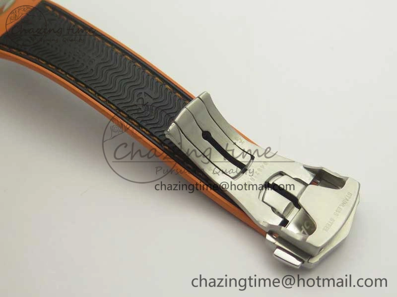 Planet Ocean 43.5mm SS VSF 1:1 Best Edition Black Orange Bezel Black Dial on Black Nylon Strap A8900 Super Clone Cozy 8002