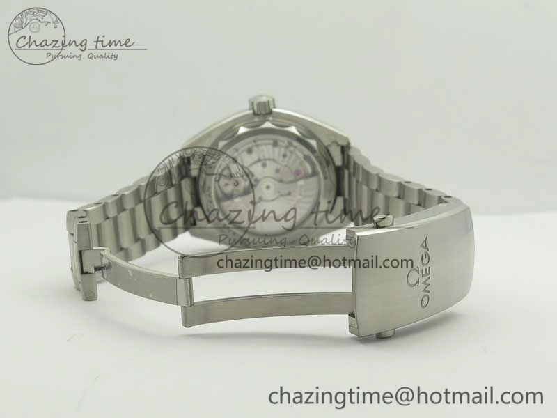 Planet Ocean 43.5mm SS VSF 1:1 Best Edition Black Orange Bezel Black Dial on SS Bracelet A8900 Super Clone BestValue 8003