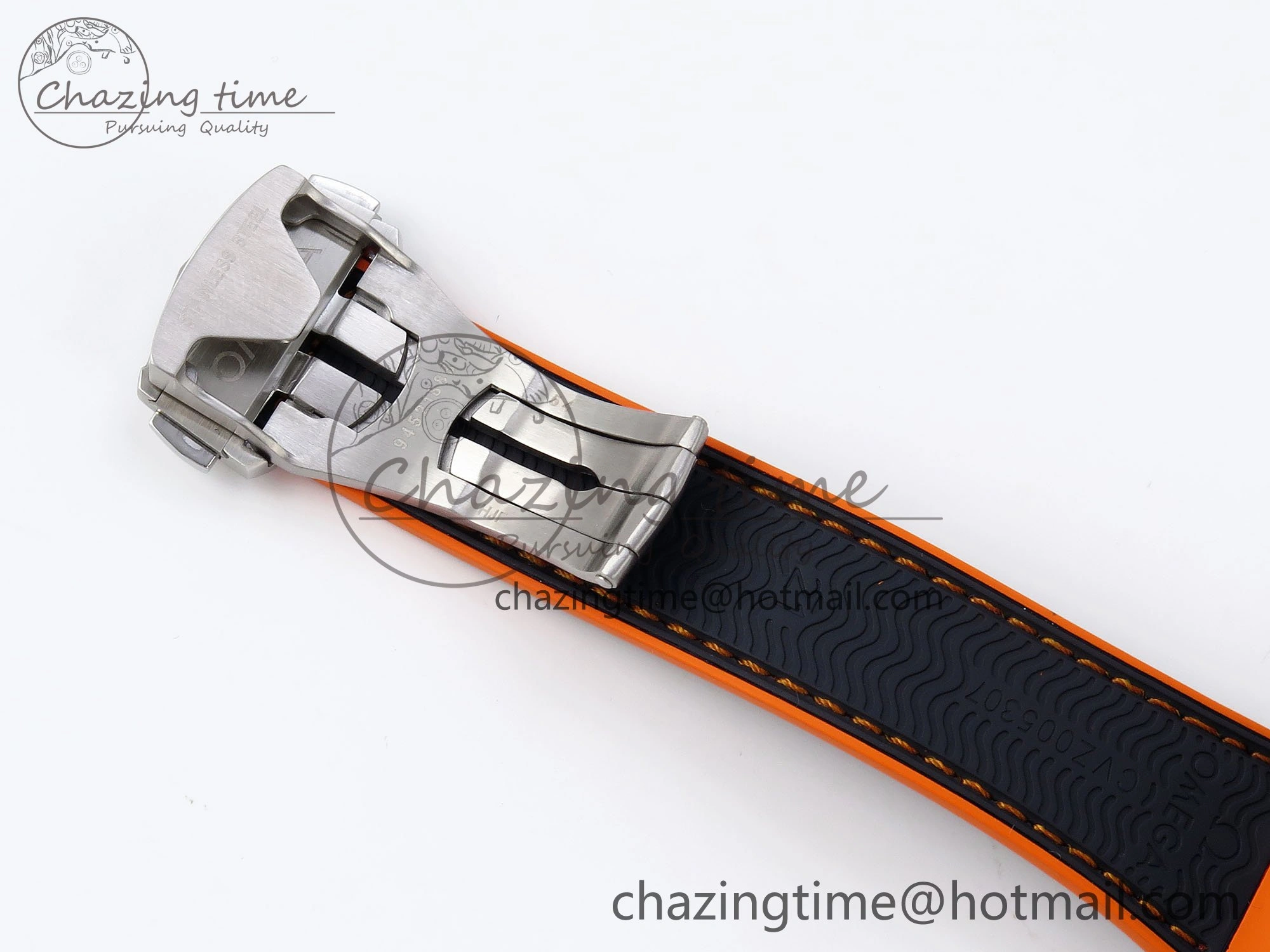 Planet Ocean 43.5mm SS VSF 1:1 Best Edition Black Orange Bezel Gray Dial on Nylon Strap A8900 Super Clone V Elegant 7730