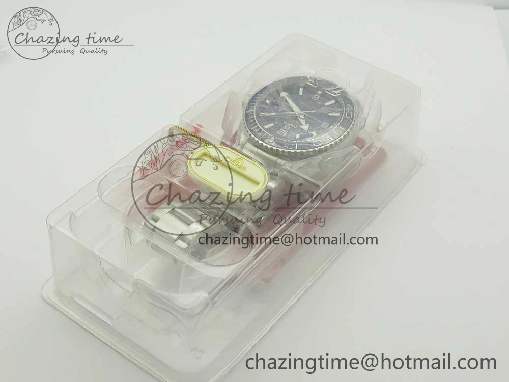 Planet Ocean 43.5mm SS VSF 1:1 Best Edition Blue Ceramic Bezel and Dial on SS Bracelet A8900 Super Clone SmoothTexture 7974