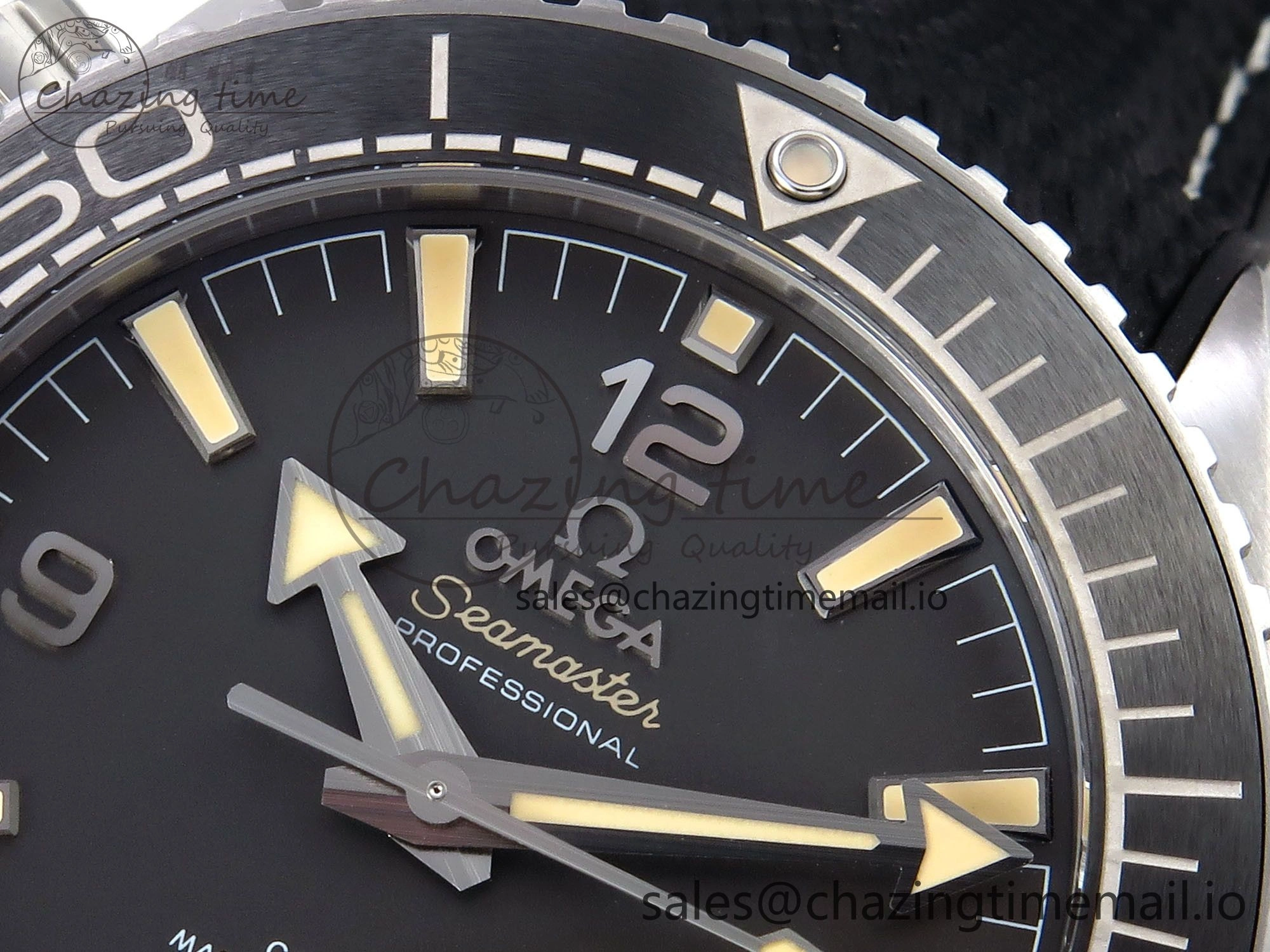 ModernLook Planet Ocean 43.5mm SS VSF 1:1 Best Edition Gray Bezel Gray Dial on Black Rubber Strap A8900 Super Clone 7712