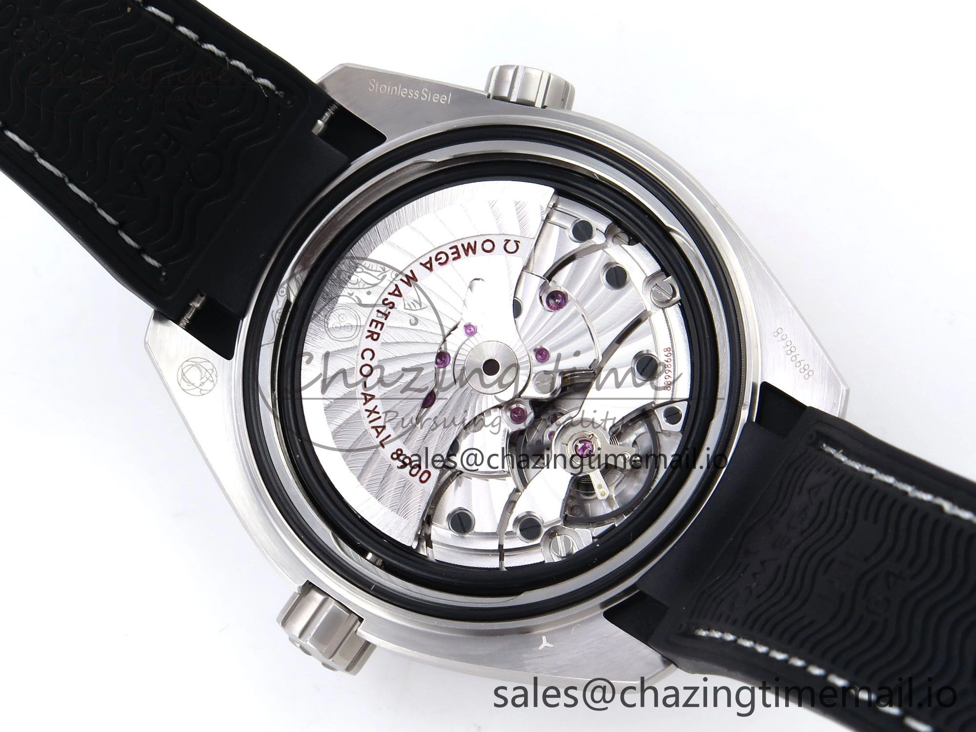 ModernLook Planet Ocean 43.5mm SS VSF 1:1 Best Edition Gray Bezel Gray Dial on Black Rubber Strap A8900 Super Clone 7712