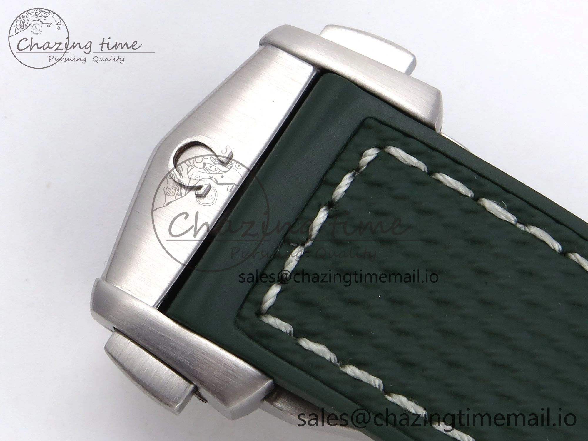 Vibrant Planet Ocean 43.5mm SS VSF 1:1 Best Edition Green Bezel White Dial on Green Rubber Strap A8900 Super Clone 7713