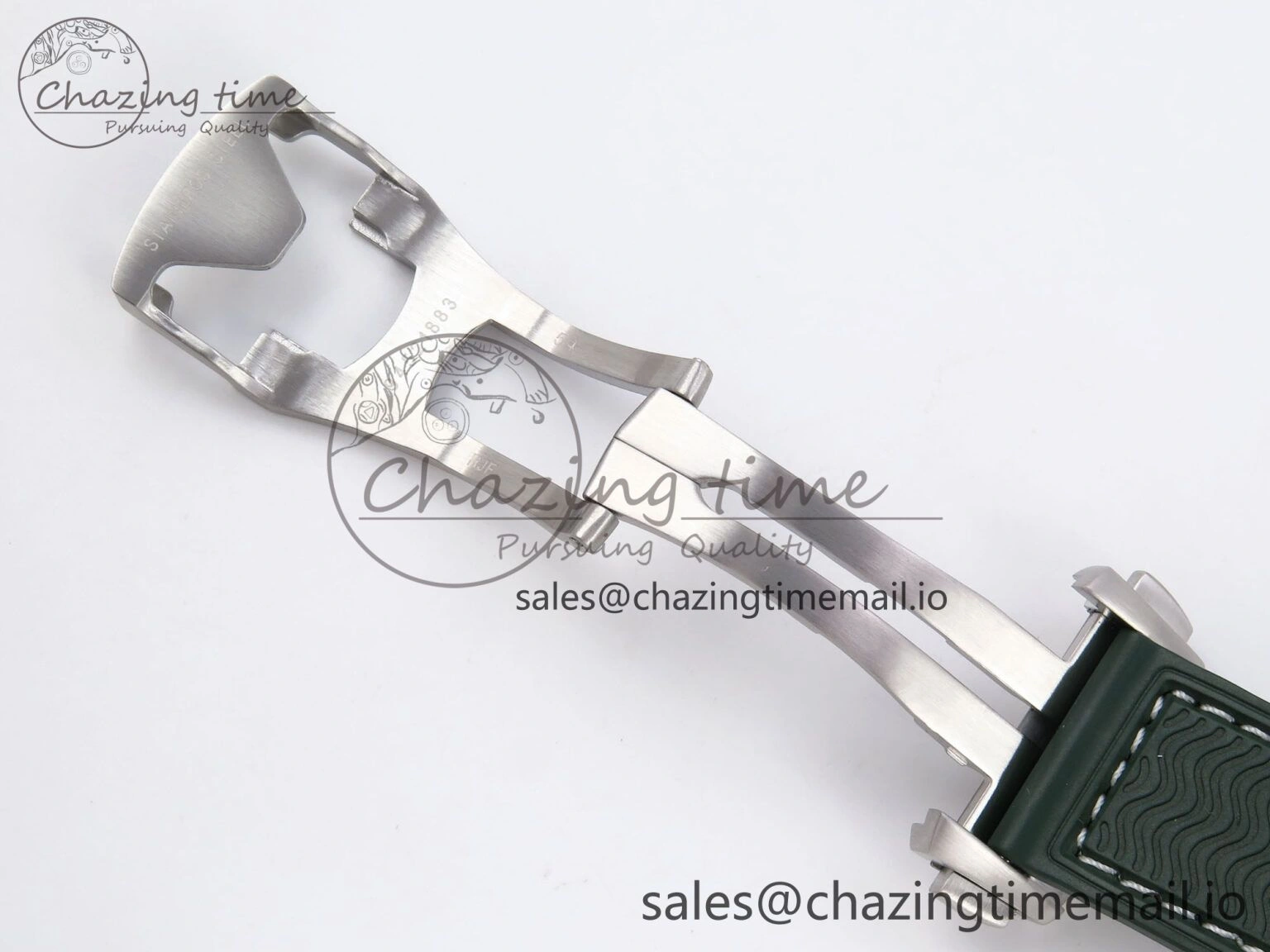 Vibrant Planet Ocean 43.5mm SS VSF 1:1 Best Edition Green Bezel White Dial on Green Rubber Strap A8900 Super Clone 7713