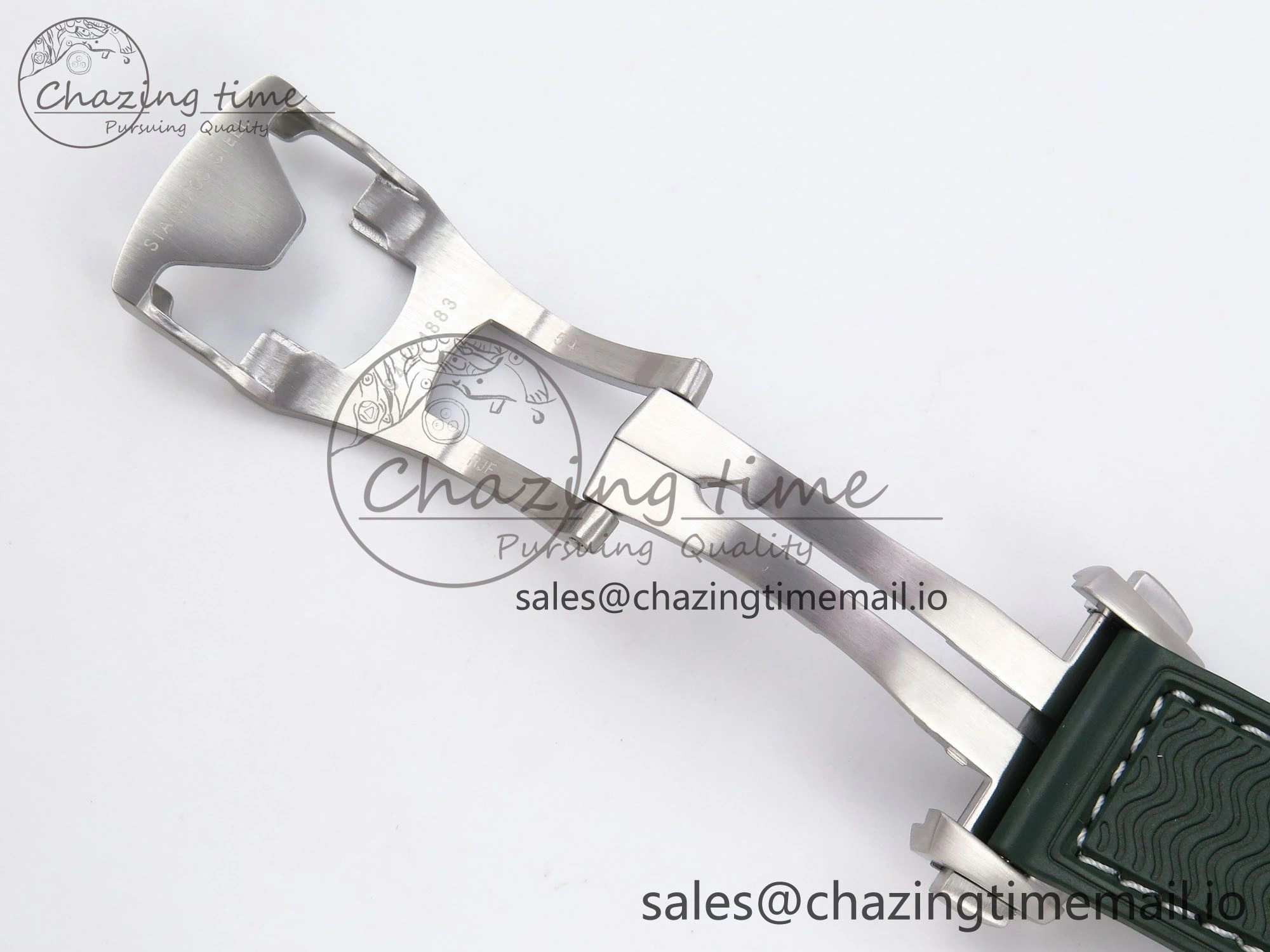 Vibrant Planet Ocean 43.5mm SS VSF 1:1 Best Edition Green Bezel White Dial on Green Rubber Strap A8900 Super Clone 7713