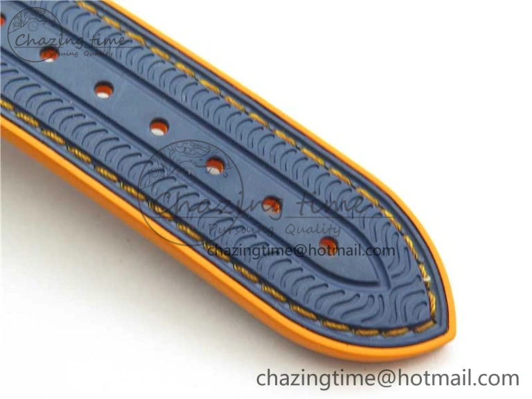 Planet Ocean 45.5mm Big Blue Real Ceramic VSF 1:1 Best Edition on Blue Rubber Strap A8906 Super Clone Sustainable 7896