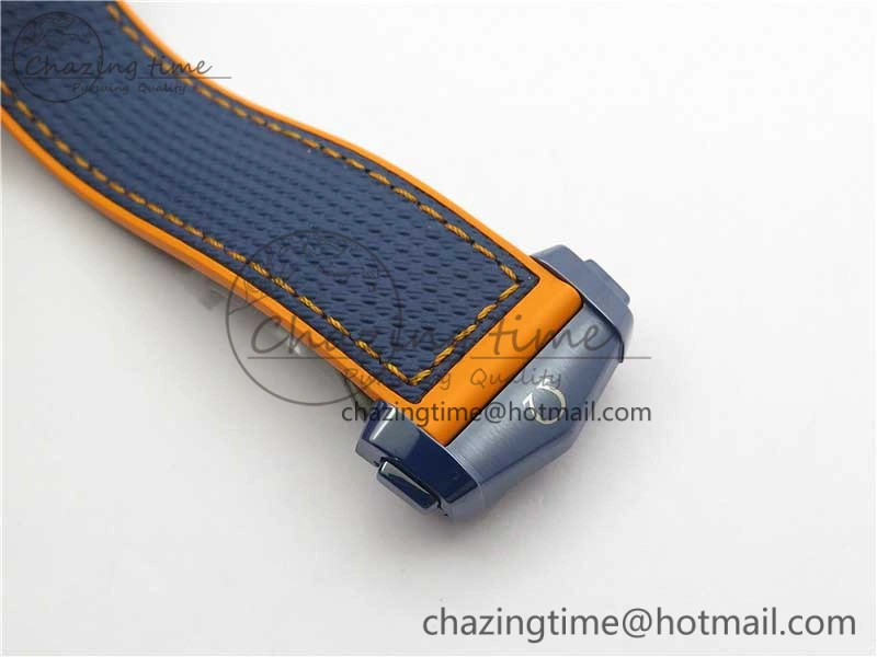 Planet Ocean 45.5mm Big Blue Real Ceramic VSF 1:1 Best Edition on Blue Rubber Strap A8906 Super Clone Sustainable 7896
