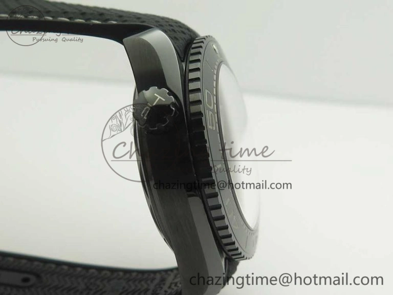 Lightweight Planet Ocean 45.5mm Deep Black Real Ceramic VSF 1:1 Best Edition on Black Nylon Strap A8906 Super Clone 7987