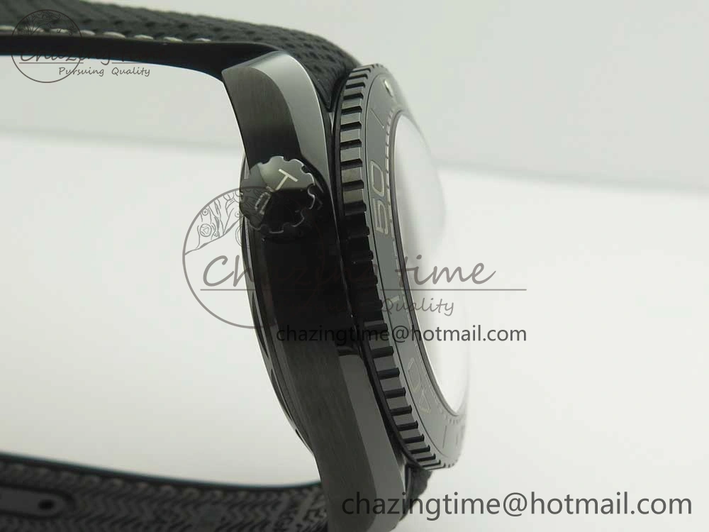Lightweight Planet Ocean 45.5mm Deep Black Real Ceramic VSF 1:1 Best Edition on Black Nylon Strap A8906 Super Clone 7987