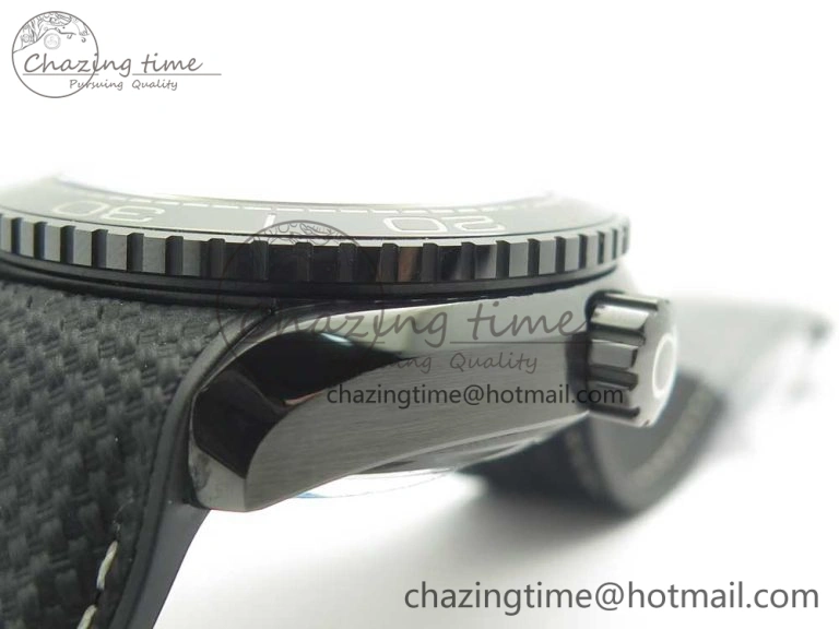 Lightweight Planet Ocean 45.5mm Deep Black Real Ceramic VSF 1:1 Best Edition on Black Nylon Strap A8906 Super Clone 7987