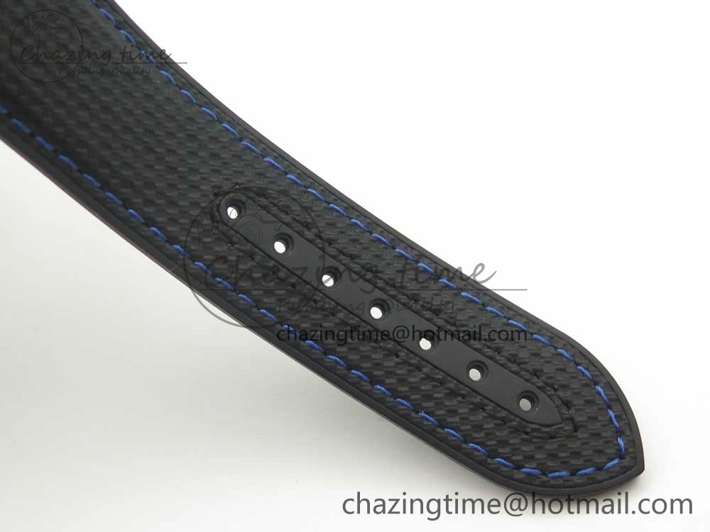 ComfortFit Planet Ocean 45.5mm Deep Black blue Real Ceramic VSF 1:1 Best Edition on Black Nylon Strap A8906 Super Clone 7985