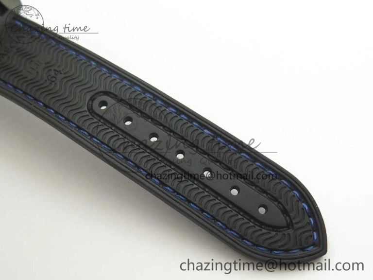 ComfortFit Planet Ocean 45.5mm Deep Black blue Real Ceramic VSF 1:1 Best Edition on Black Nylon Strap A8906 Super Clone 7985