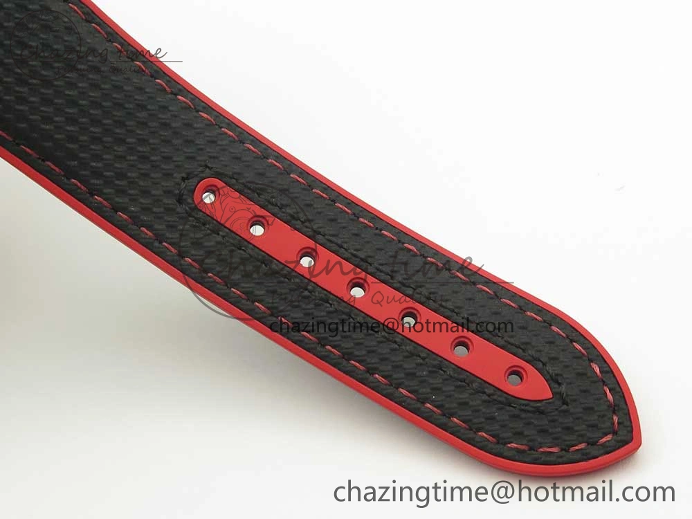 Planet Ocean 45.5mm Deep Black red Real Ceramic VSF 1:1 Best Edition on Black Nylon Strap A8906 Super Clone FlexibleFit 7986