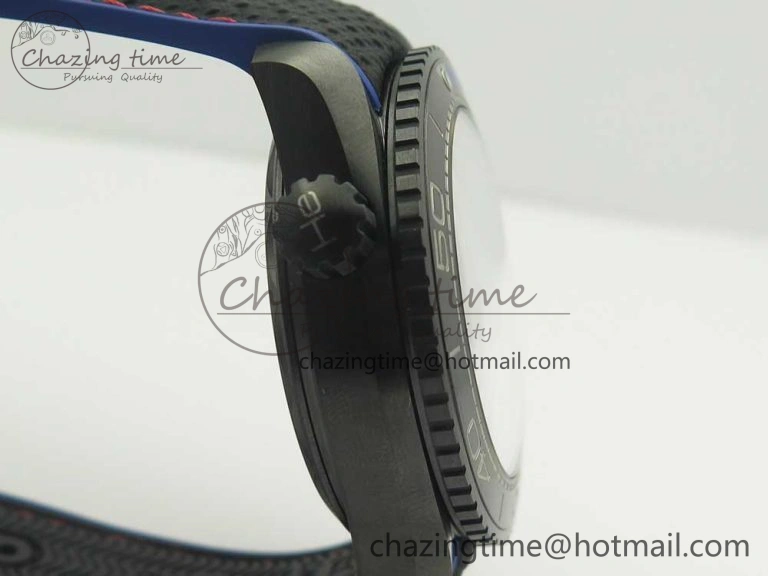 Effortless Planet Ocean 45.5mm ETNZ “Deep Black” Real Ceramic VSF 1:1 Best Edition on Black Nylon Strap A8906 Super Clone 7978