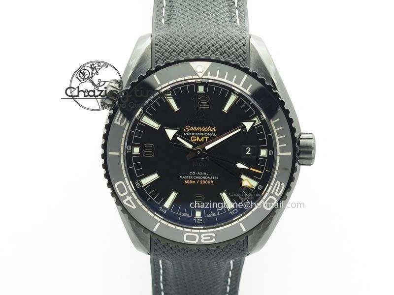 Planet Ocean 45mm Real Ceramic BP-Maker Best Edition Black Dial On Nylon Rubber Strap A GoAnywhere 8185