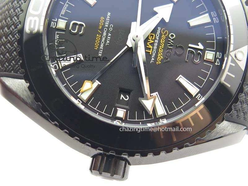 Planet Ocean 45mm Real Ceramic BP-Maker Best Edition Black Dial On Nylon Rubber Strap A GoAnywhere 8185
