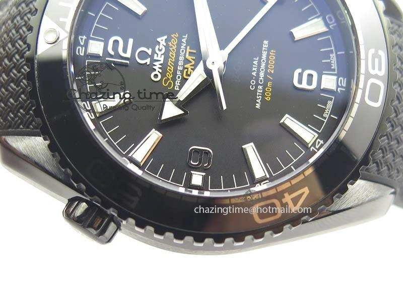 Planet Ocean 45mm Real Ceramic BP-Maker Best Edition Black Dial On Nylon Rubber Strap A GoAnywhere 8185