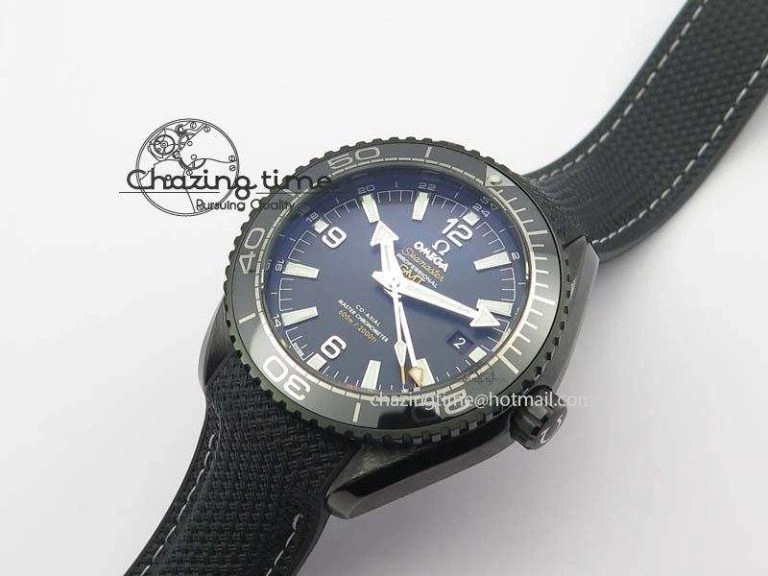 Planet Ocean 45mm Real Ceramic BP-Maker Best Edition Black Dial On Nylon Rubber Strap A GoAnywhere 8185