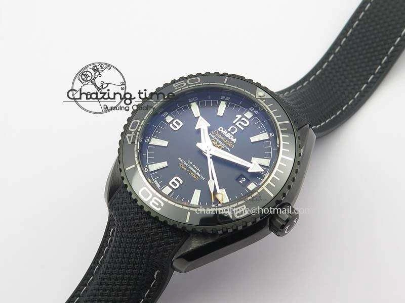 Planet Ocean 45mm Real Ceramic BP-Maker Best Edition Black Dial On Nylon Rubber Strap A GoAnywhere 8185