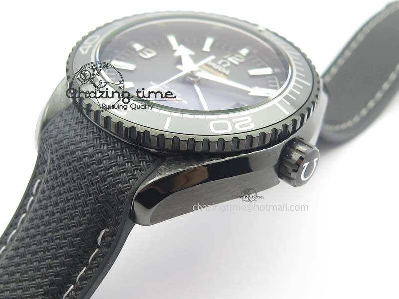 Planet Ocean 45mm Real Ceramic BP-Maker Best Edition Black Dial On Nylon Rubber Strap A GoAnywhere 8185