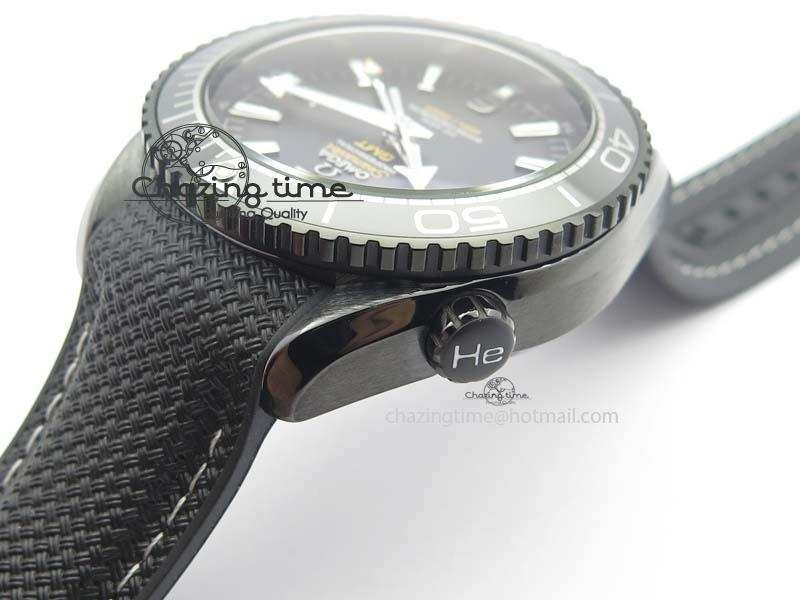 Planet Ocean 45mm Real Ceramic BP-Maker Best Edition Black Dial On Nylon Rubber Strap A GoAnywhere 8185
