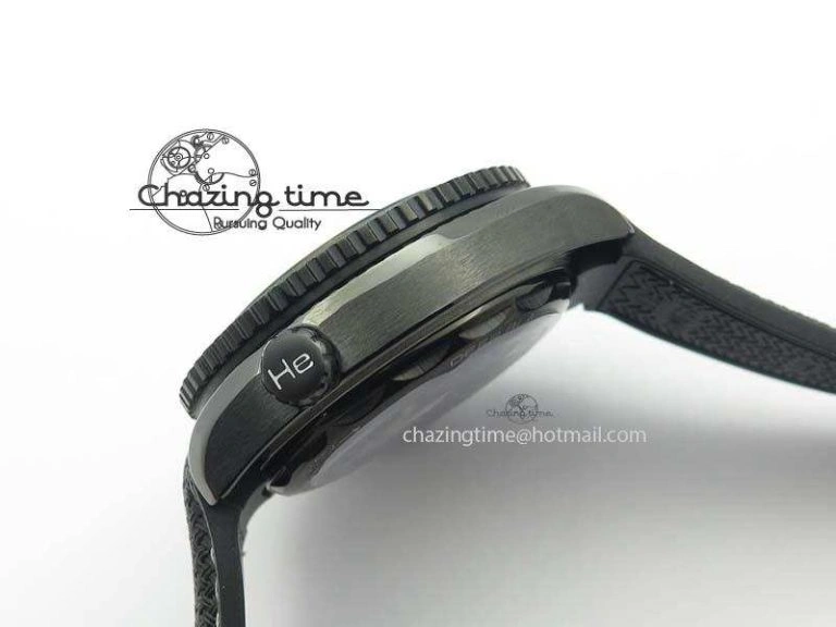 Planet Ocean 45mm Real Ceramic BP-Maker Best Edition Black Dial On Nylon Rubber Strap A GoAnywhere 8185