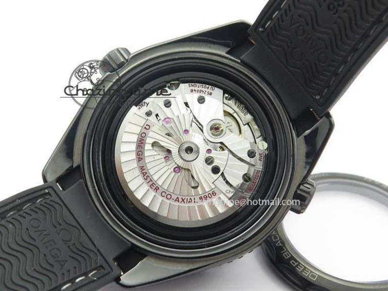 Planet Ocean 45mm Real Ceramic BP-Maker Best Edition Black Dial On Nylon Rubber Strap A GoAnywhere 8185