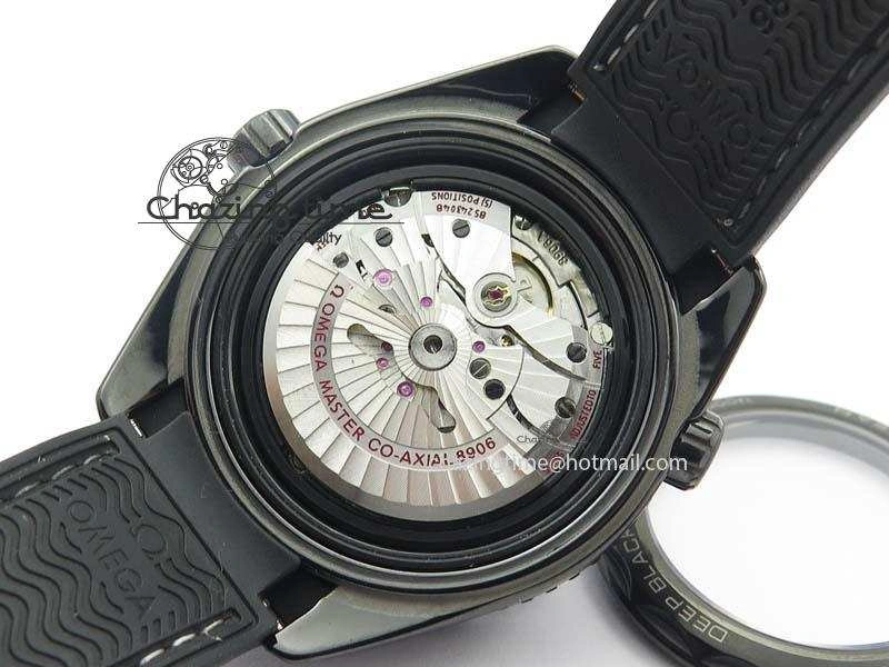 Planet Ocean 45mm Real Ceramic BP-Maker Best Edition Black Dial On Nylon Rubber Strap A GoAnywhere 8185