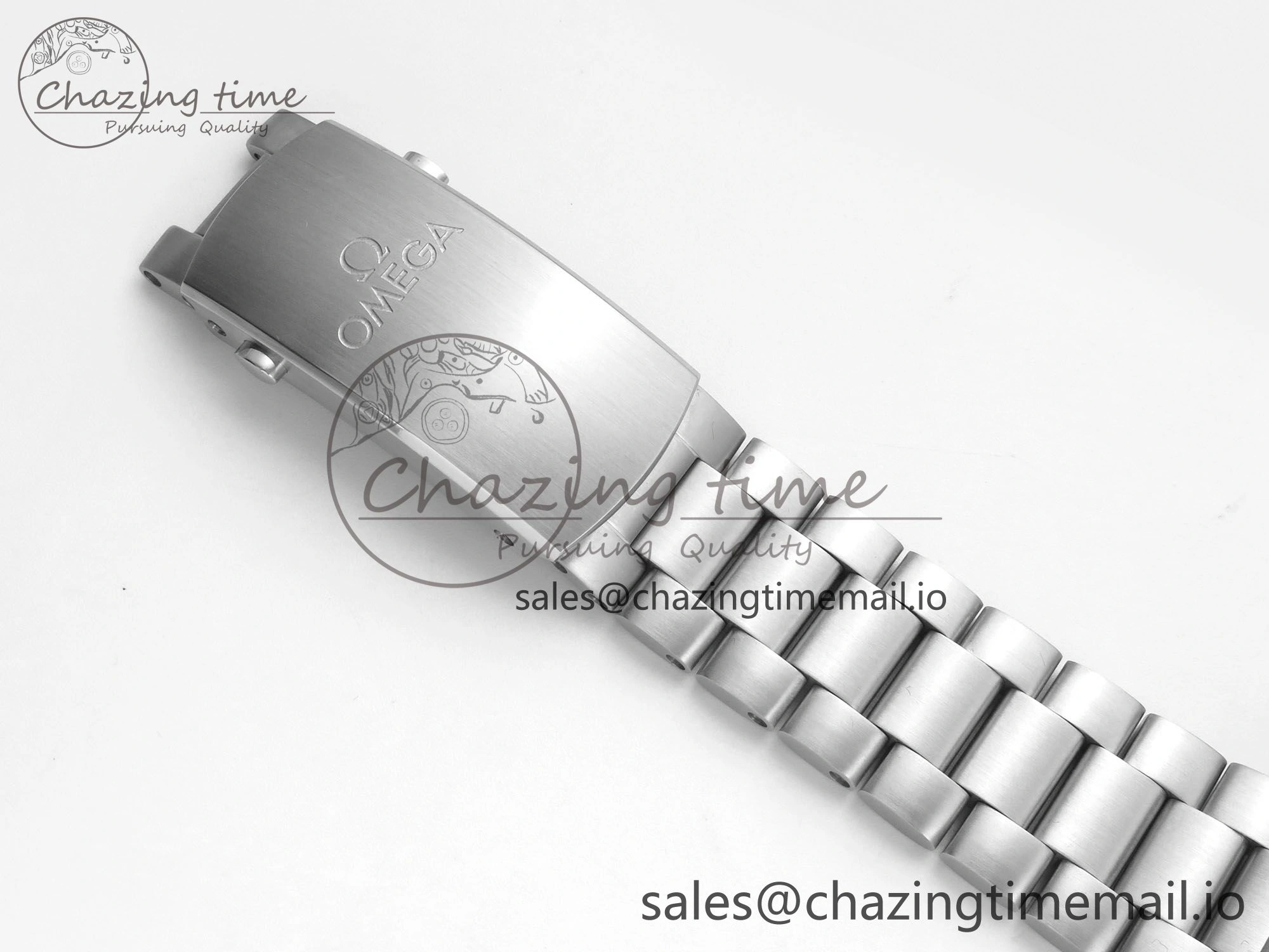 Premium Planet Ocean 600M Chrono SS VRF 1:1 Best Edition Black Bezel Black Dial on SS Bracelet A 7651