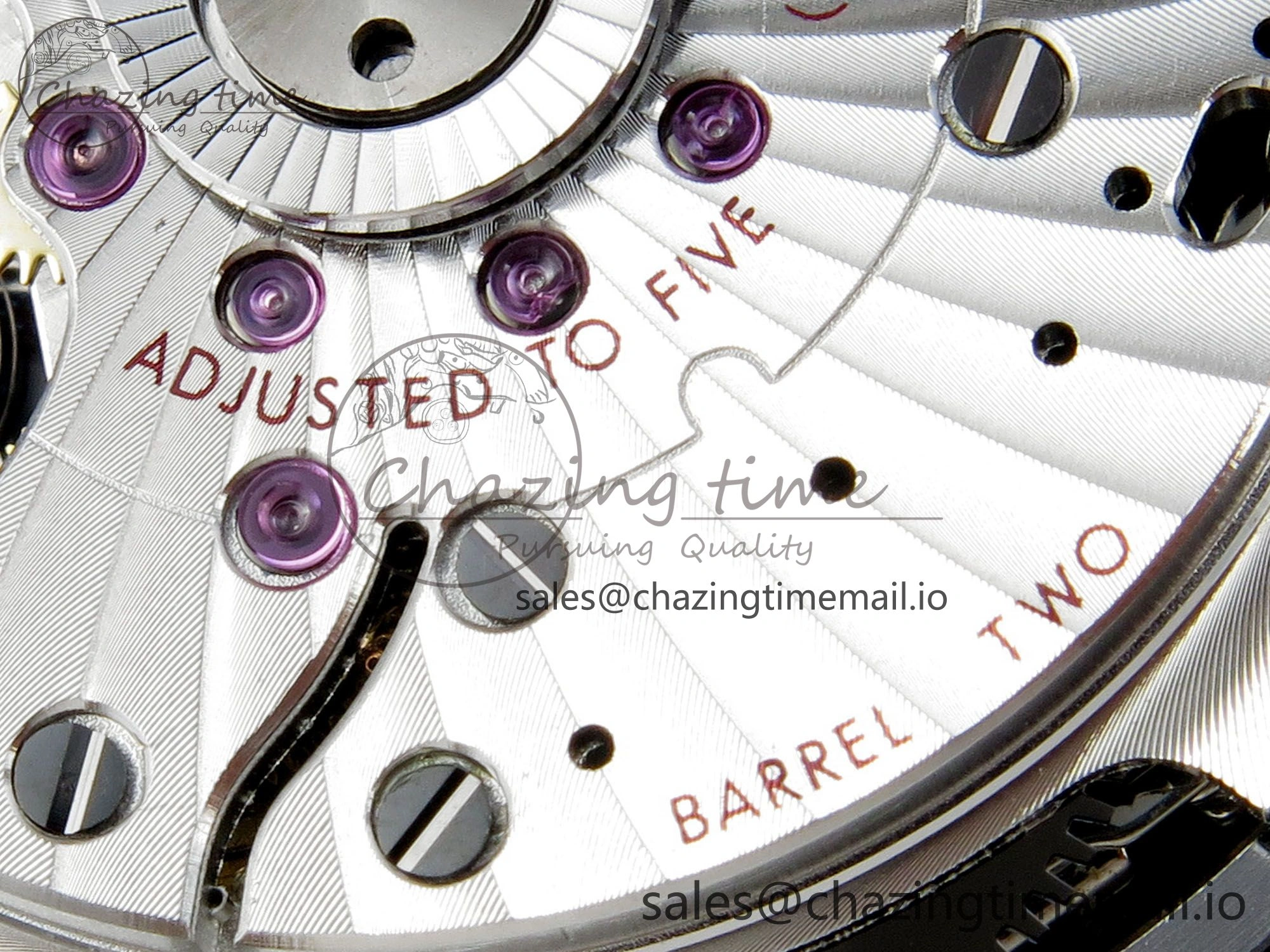 Planet Ocean 600M Chrono SS VRF 1:1 Best Edition Black Bezel Blue Dial on RG SS Bracelet A RelaxedFit 7648