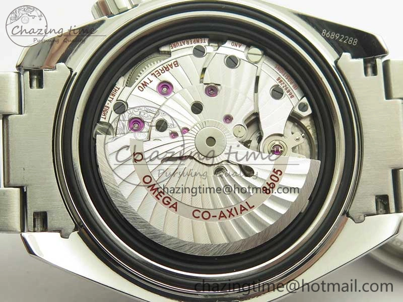 Planet Ocean 600M Co-Axial GMT 43.5mm VSF 1:1 Best Edition Black Dial Orange Markers on SS Bracelet A8605 Super Clone TimelessDesign 8024
