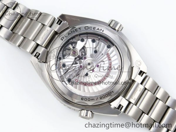 Premium Planet Ocean 600M ‘Tai Chi’ GMT 43.5mm VSF 1:1 Best Edition Black White Ceramic Bezel and Dial on SS Bracelet A8906 Super Clone 7732