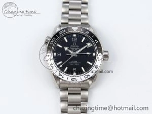 Premium Planet Ocean 600M ‘Tai Chi’ GMT 43.5mm VSF 1:1 Best Edition Black White Ceramic Bezel and Dial on SS Bracelet A8906 Super Clone 7732