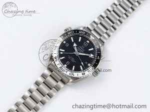 Premium Planet Ocean 600M ‘Tai Chi’ GMT 43.5mm VSF 1:1 Best Edition Black White Ceramic Bezel and Dial on SS Bracelet A8906 Super Clone 7732