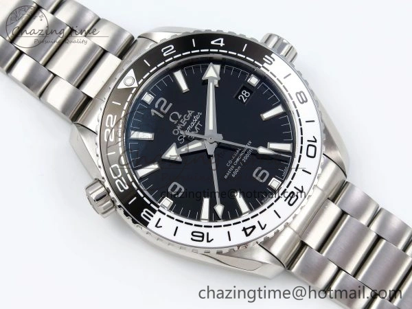 Premium Planet Ocean 600M ‘Tai Chi’ GMT 43.5mm VSF 1:1 Best Edition Black White Ceramic Bezel and Dial on SS Bracelet A8906 Super Clone 7732