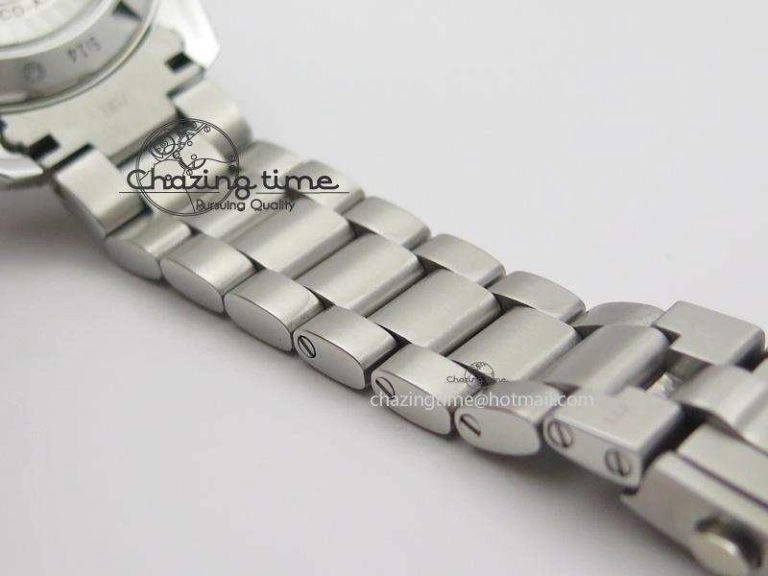 Planet Ocean GMT 42mm V6F 1:1 Best Edition Blue Bezel Orange Numbers On SS Bracelet A TimelessDesign 8254