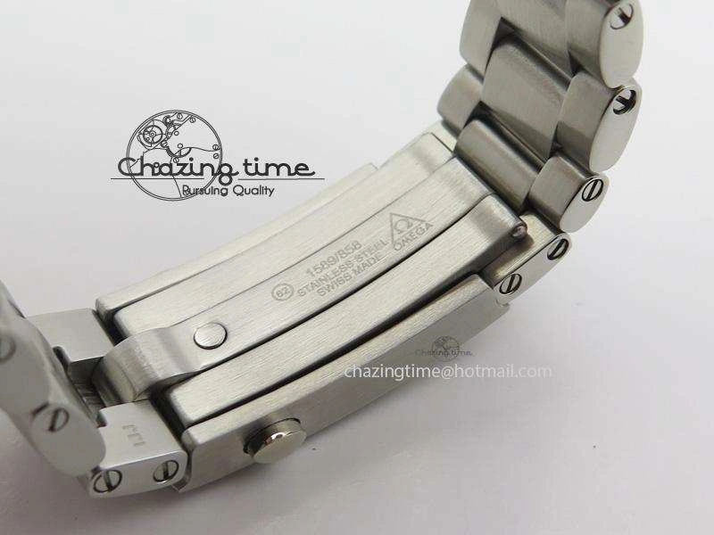 Planet Ocean GMT 42mm V6F 1:1 Best Edition Blue Bezel Orange Numbers On SS Bracelet A TimelessDesign 8254